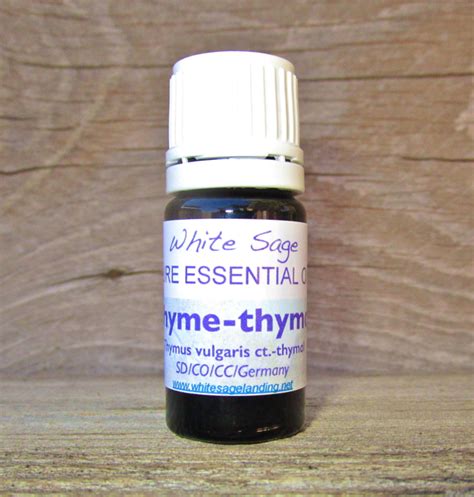 Thyme Essential Oil Thymol Chemotype - White Sage Landing