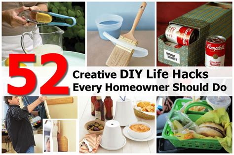 52 Creative DIY Life Hacks Every Homeowner Should Do