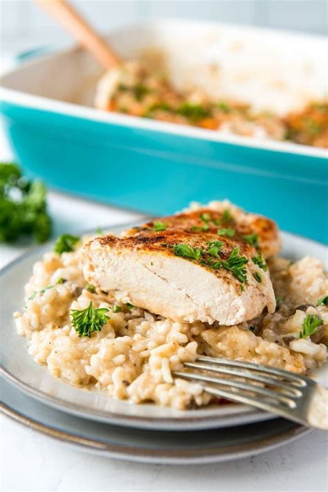 Easy Chicken and Rice Bake (3 Ingredients!) | YellowBlissRoad.com