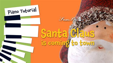 Santa Claus is Coming to Town Piano Sheet Music Chords Video