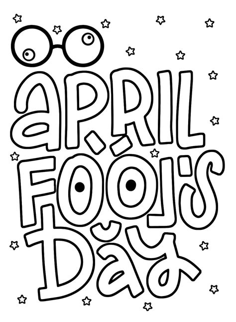 April Fools’ Day for Kid coloring page - Download, Print or Color ...