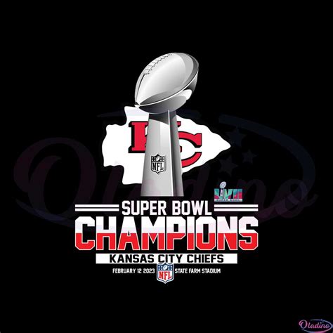 Kansas City Chiefs Super Bowl Lvii Champions Players Names Trophy Png ...