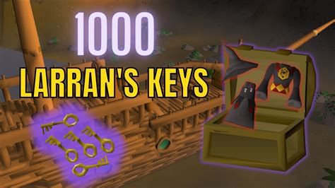 Loot from 1000 Larran's keys [Without Banking] OSRS - YouTube