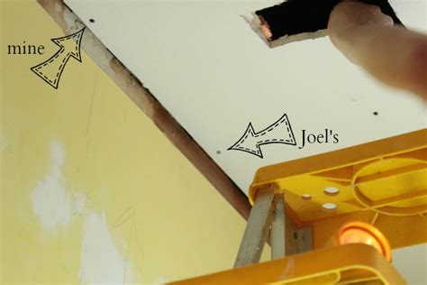 how do you like my butt joints {drywall finishing tips}