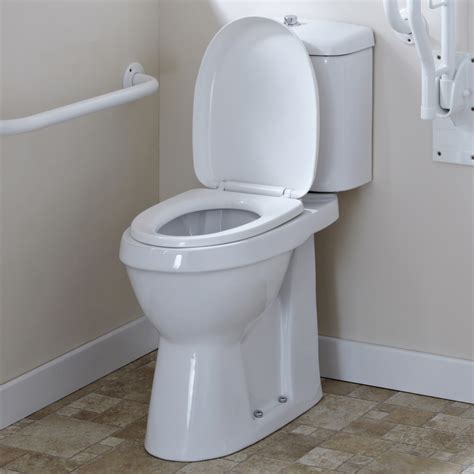 Doc M Comfort Raised Height Toilet WC Elderly Disabled Close Coupled Soft Close | eBay