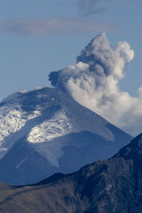 The Cotopaxi Volcano in August, 2015 | Cotopaxi volcano, Natural landmarks, Landmarks