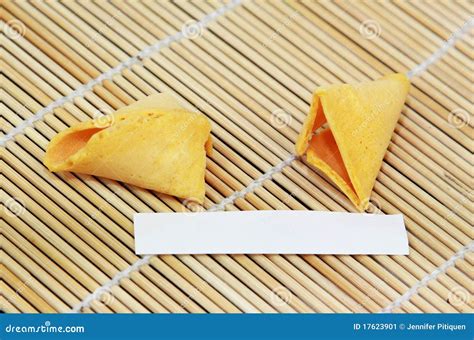 Fortune Cookie Blank stock image. Image of open, oriental - 17623901