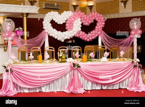 wedding banquet table Stock Photo - Alamy