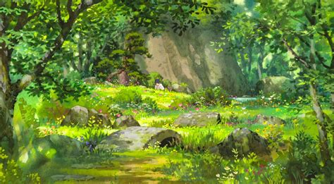 #EscenariosGhibli El jardín, en 'Arrietty y el mundo de los diminutos / El mundo secreto de ...