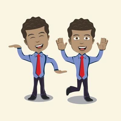 Cartoon Character Business Vector Art, Icons, and Graphics for Free Download