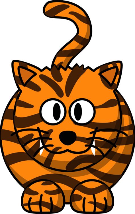 Cartoon Tiger - Openclipart