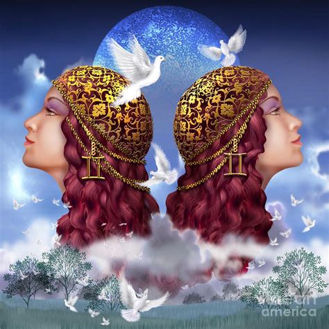 Gemini by Ciro Marchetti | Gemini art, Zodiac art, Zodiac