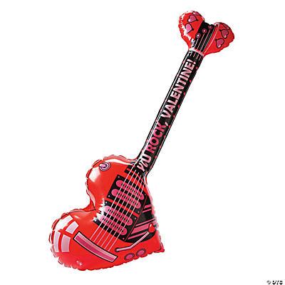 Inflatable Valentine Guitar - Oriental Trading - Discontinued