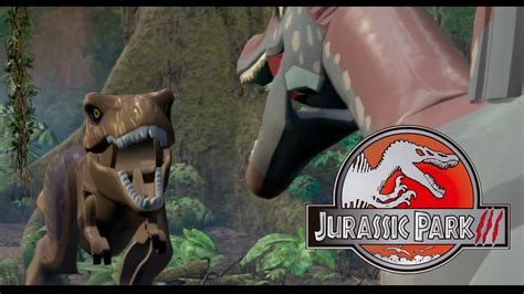 Spinosaurus vs T-Rex - Lego Jurassic World Playthrough Part 7 (No ...