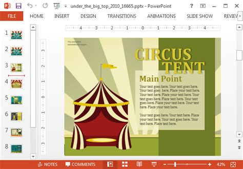 Animated Carnival PowerPoint Template - SlideHunter.com