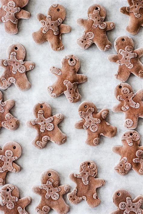 Gingerbread Salt Dough Ornaments - A Pretty Life In The Suburbs