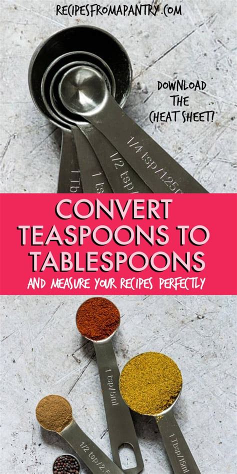 How Many Teaspoons In A Tablespoon? | Recipes From A Pantry