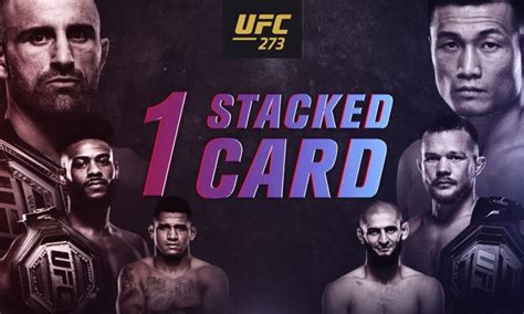 UFC 273: Fight Card, Start Time & How To Watch | Frontkick.online