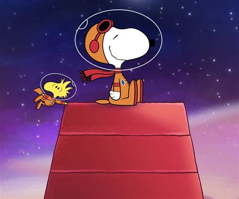 Download Snoopy TV Show Snoopy In Space HD Wallpaper