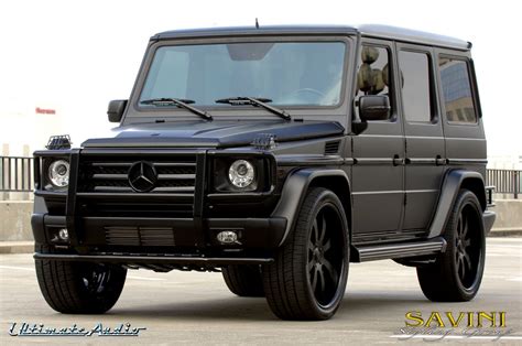 Mercedes Benz G Class Matte Black - amazing photo gallery, some information and specifications ...