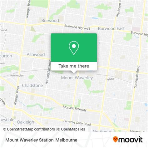 How to get to Mount Waverley Station in Melbourne by bus, train or tram?