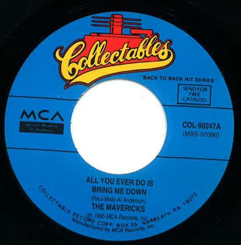 The Mavericks - All You Ever Do Is Bring Me Down (1995, Vinyl) | Discogs