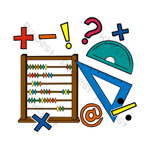 Mathematical Clipart Math Clipart Cartoon Style PNG Images | PSD Free Download - Pikbest