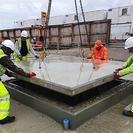 Precast concrete cover slabs (Poundfield Precast)