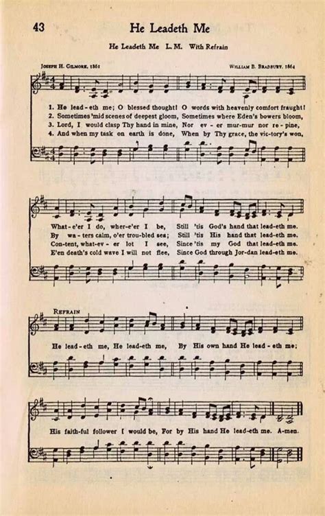 Pin by Kathy Courtois on Inspiring Words | Hymn sheet music, Hymns ...