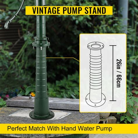 VEVOR Antique Hand Water Pump Stand Pitcher Pump Stand for Yard Garden ...