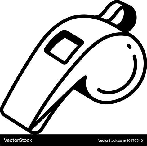 Whistle Royalty Free Vector Image - VectorStock