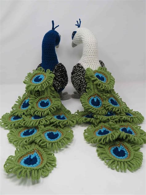 5 Free Crochet Peacock Amigurumi Patterns - BrightBeeCraft.com