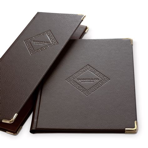 Bonded Leather Menu Covers - Restaurant Menus