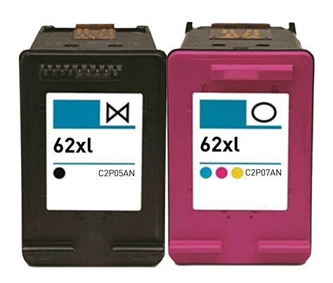 Compatible HP 62XL Black and Color Ink Cartridge - 2 Pack-13