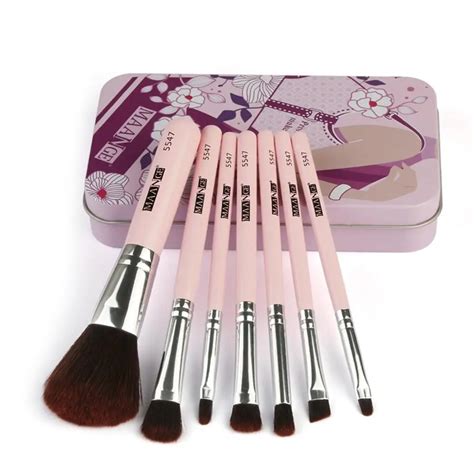 Aliexpress.com : Buy 7pcs Cute Makeup Brushes Mini Professional Cosmetics Brush Set Top ...