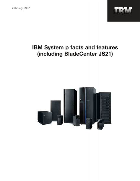 IBM System p facts and features (including ... - CCS Computers