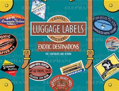 Exotic Destinations Luggage Labels