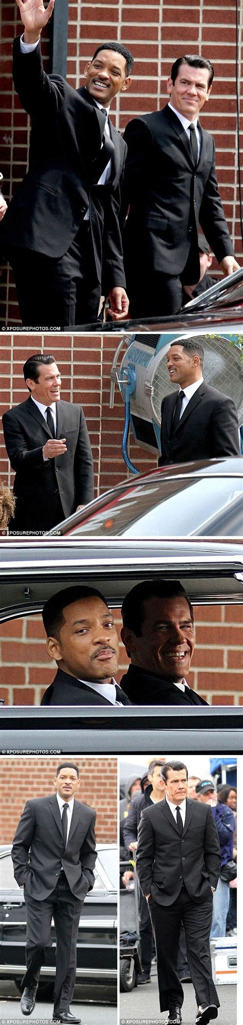 Will Smith and Josh Brolin on the set of Men in Black 3. Okay, I'm ...