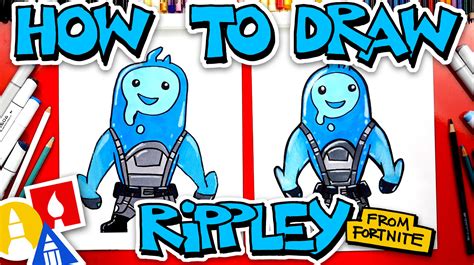 How To Draw Rippley From Fortnite - Art For Kids Hub