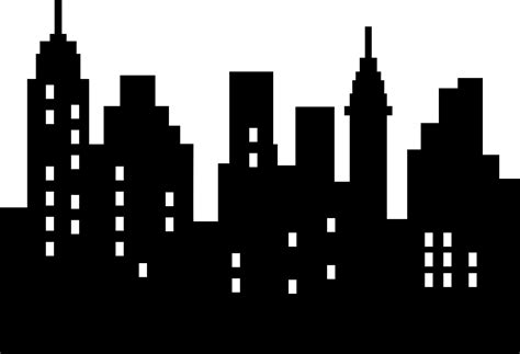 city silhouette - Clip Art Library