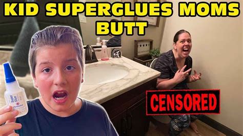 Kid Temper Tantrum Super Glues Mom's Butt To Toilet Seat! - Superglue Prank Gone Wrong ...