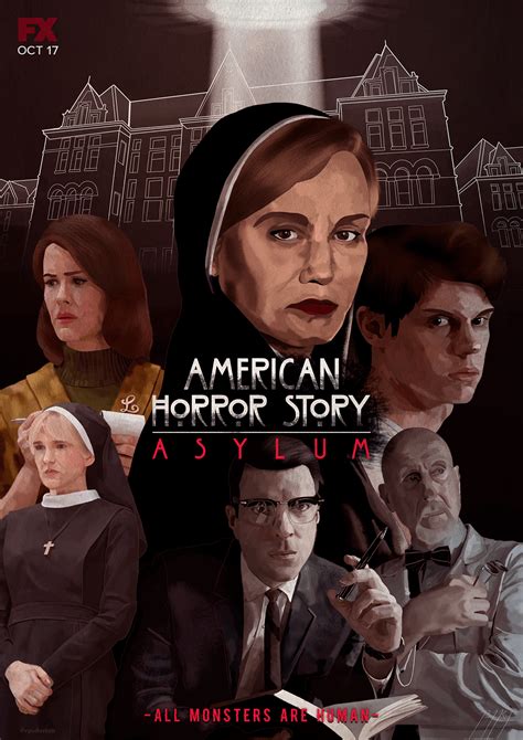 American Horror Story Asylum Poster on Behance