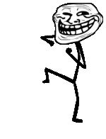 Funny Dancing Stickman emoticon for download | download free partying smiley faces