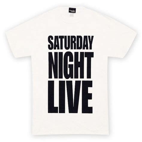 Saturday Night Live Logo T-Shirt | Saturday night live, Live logo, Saturday night