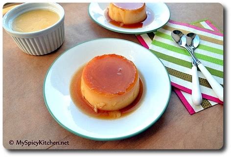 Flan ~ Caramel Pudding - MySpicyKitchen