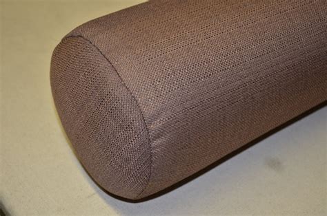 Round Bolster Pillow Cover 8" Round X 30" long. Chocolate (COVER ONLY)