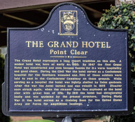 The Grand Hotel in Point Clear, Alabama | Grand hotel, Hotel points, Fairhope