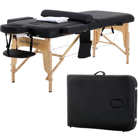 Massage Table, Height Adjustable Portable 73”L 28”W