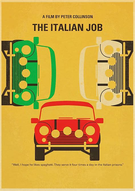 The Italian Job movie poster Original movie Poster Vintage | Etsy