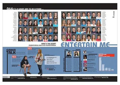 top half class portrait page bottom half story Yearbook Mods, Yearbook ...